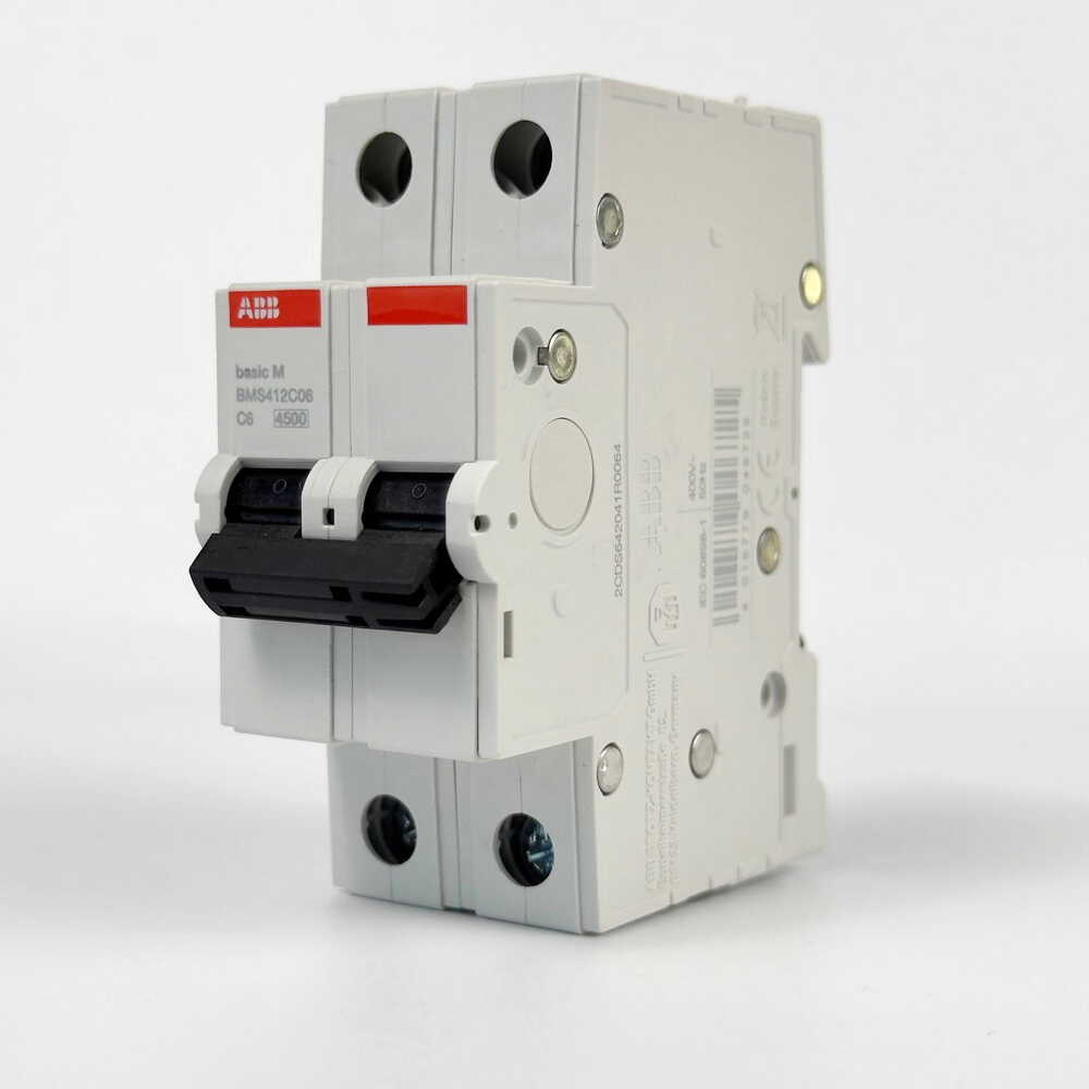 Автоматический выключатель ABB basic M 2P  C6 ( 2CDS642041R0064 )